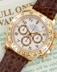 Rolex - Rolex Yellow Gold Zenith Cosmograph Daytona Watch, Ref 16518 with Original Box and Papers - The Keystone Watches