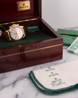 Rolex Yellow Gold Zenith Cosmograph Daytona Watch, Ref 16518 with Original Box and Papers