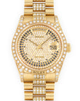 Rolex - Rolex Yellow Gold Day-Date Pave Diamond Watch Ref. 18138 - The Keystone Watches