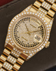 Rolex - Rolex Yellow Gold Day-Date Pave Diamond Watch Ref. 18138 - The Keystone Watches