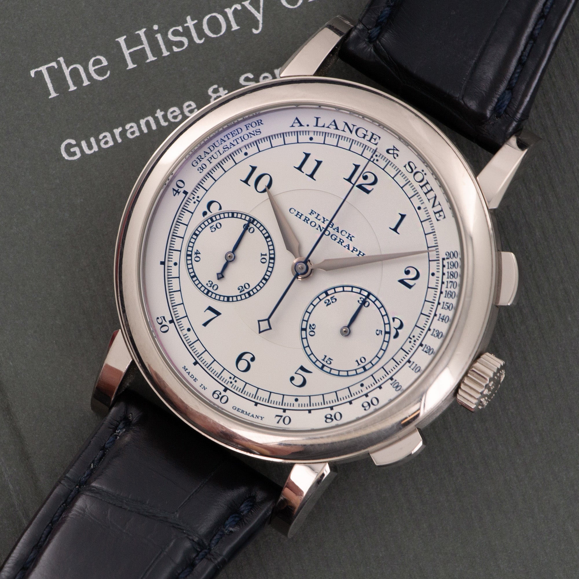 A. Lange &amp; Sohne - A Lange &amp; Sohne White Gold 1815 Chronograph Watch - The Keystone Watches
