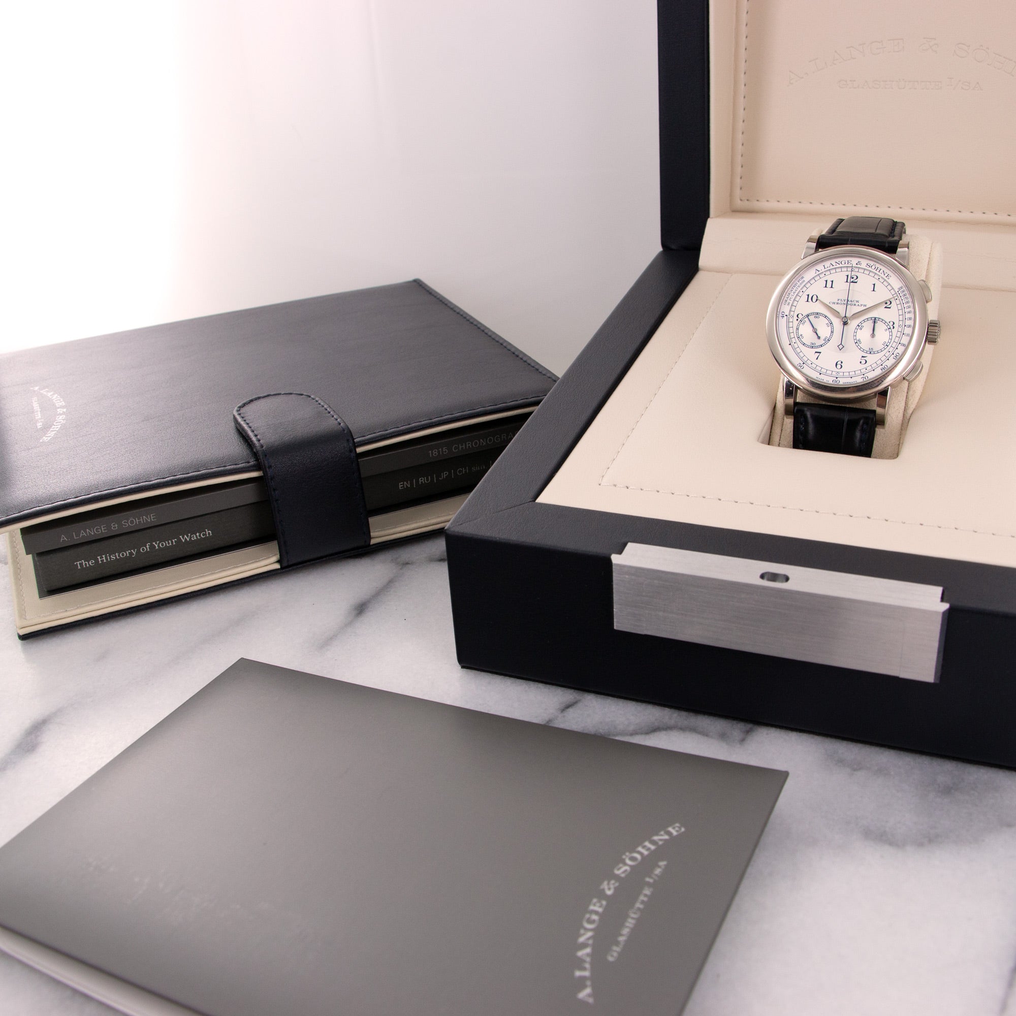 A. Lange &amp; Sohne - A Lange &amp; Sohne White Gold 1815 Chronograph Watch - The Keystone Watches