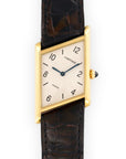 Cartier - Cartier Yellow Gold Asymmetrical Tank Watch, with Original Box and Certificate - The Keystone Watches