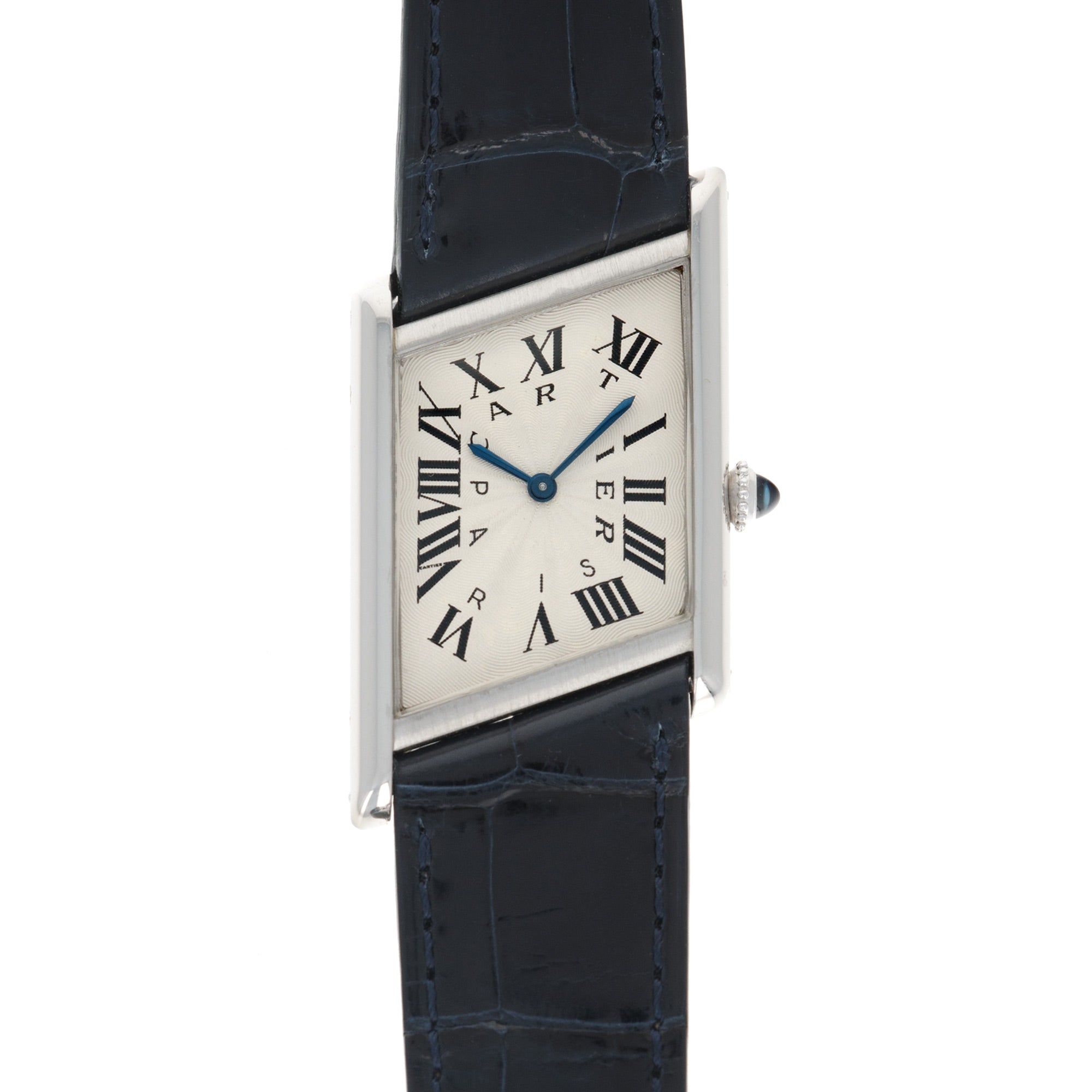 Cartier - Cartier Platinum Asymmetrical Tank Watch, Piece Unique - The Keystone Watches