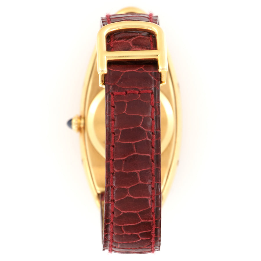 Cartier Yellow Gold Maxi Oval Watch