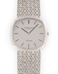 Audemars Piguet - Audemars Piguet White Gold Automatic Cross Link Bracelet Watch - The Keystone Watches