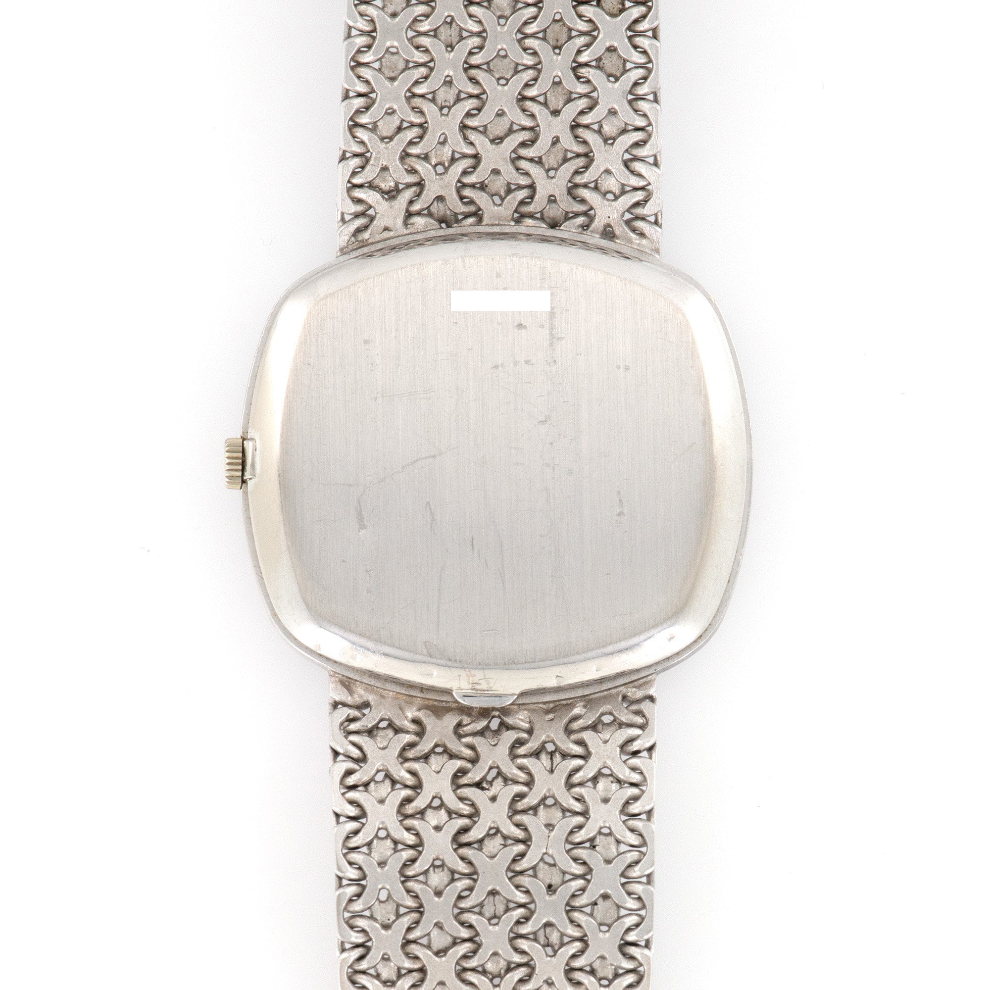 Audemars Piguet - Audemars Piguet White Gold Automatic Cross Link Bracelet Watch - The Keystone Watches