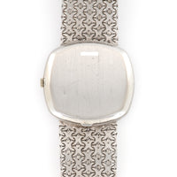 Audemars Piguet White Gold Automatic Cross Link Bracelet Watch