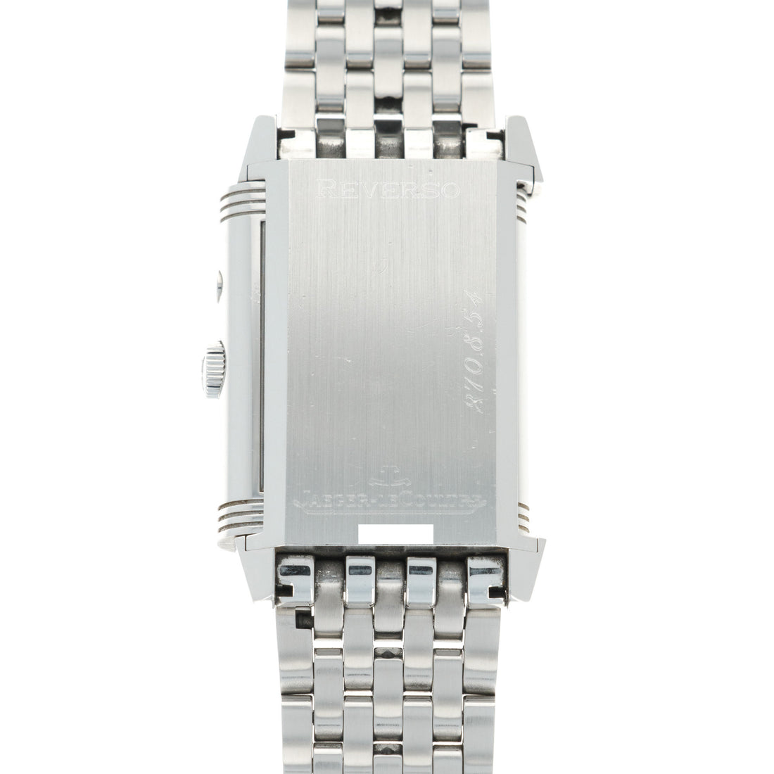 Jaeger Lecoultre Steel Reverso Day-Night Watch