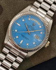 Rolex - Rolex White Gold Day-Date Blue Stella Watch, Ref. 1803 - The Keystone Watches