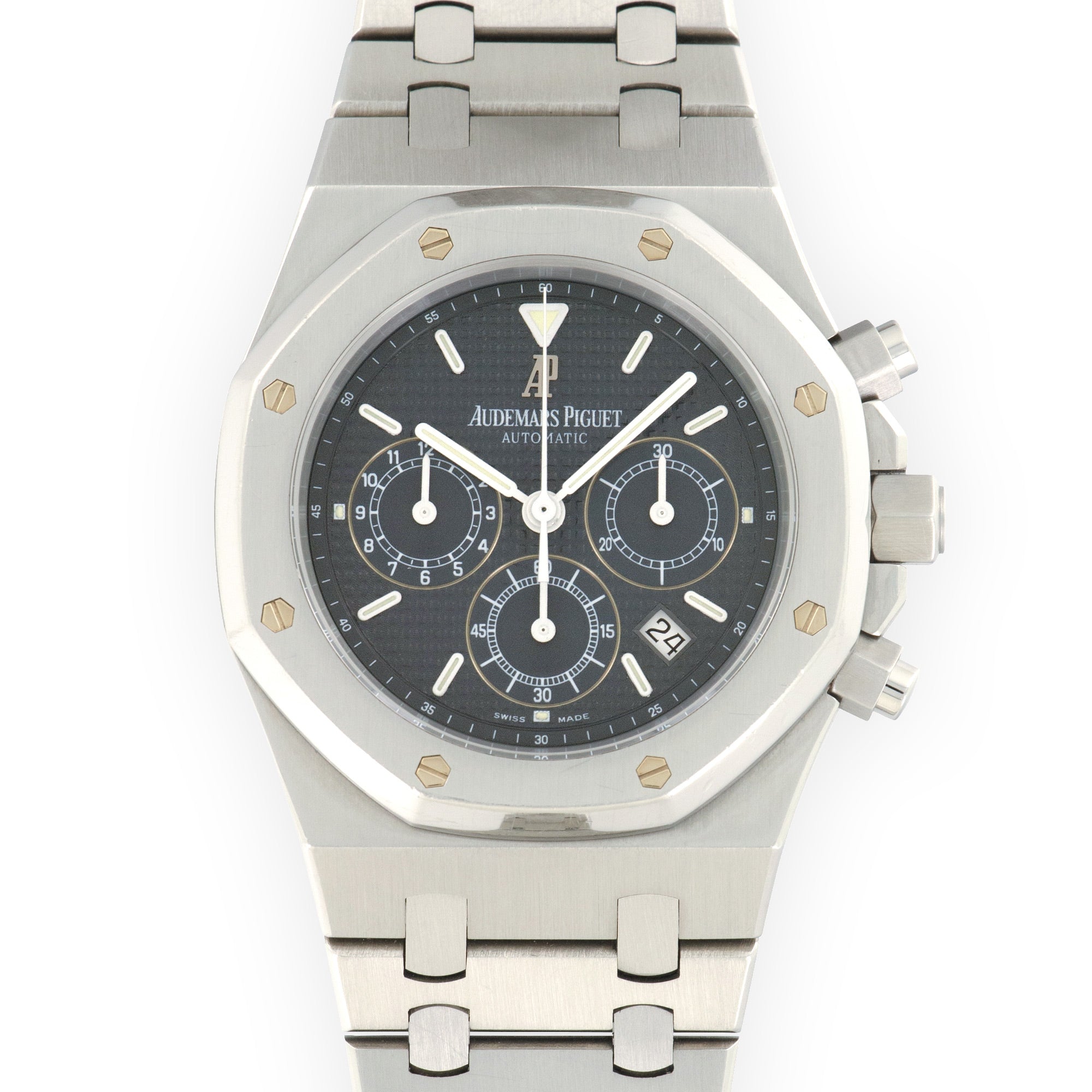 Audemars Piguet - Audemars Piguet Royal Oak Chronograph Blue Watch Ref. 25860ST - The Keystone Watches