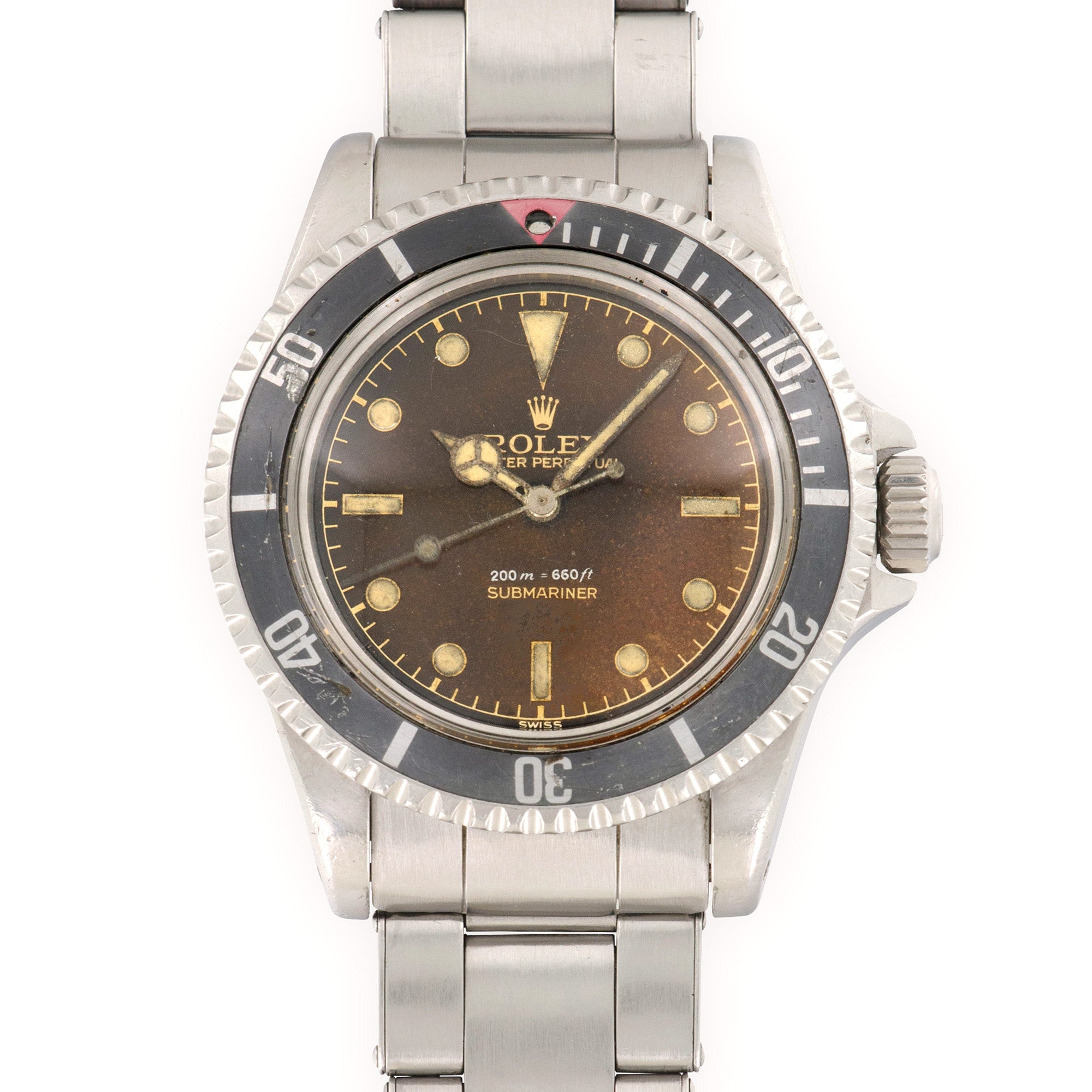 Rolex - Rolex Submariner Brown Chapter Ring Gilt Dial Watch Ref. 5512 - The Keystone Watches
