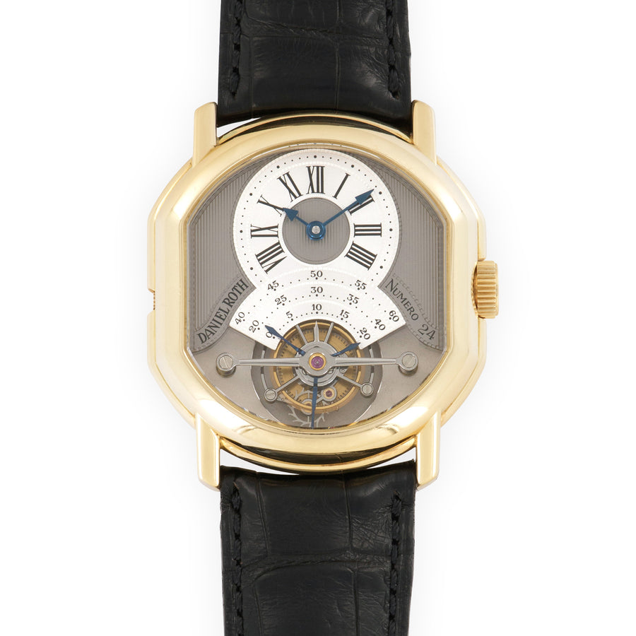 Daniel Roth Yellow Gold Regulateur Tourbillon Watch