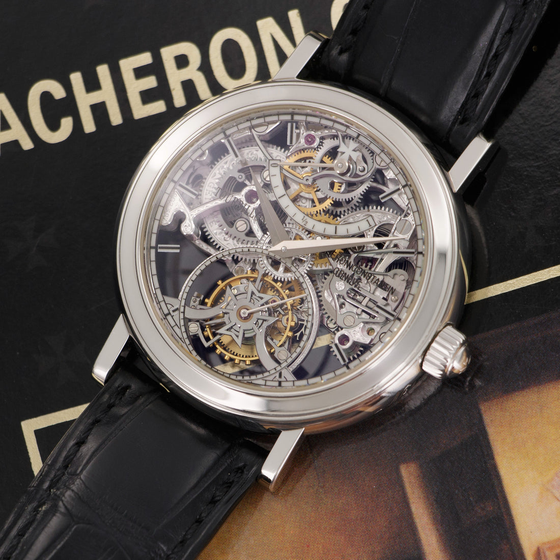 Vacheron Constantin Platinum Skeletonized Tourbillon Watch