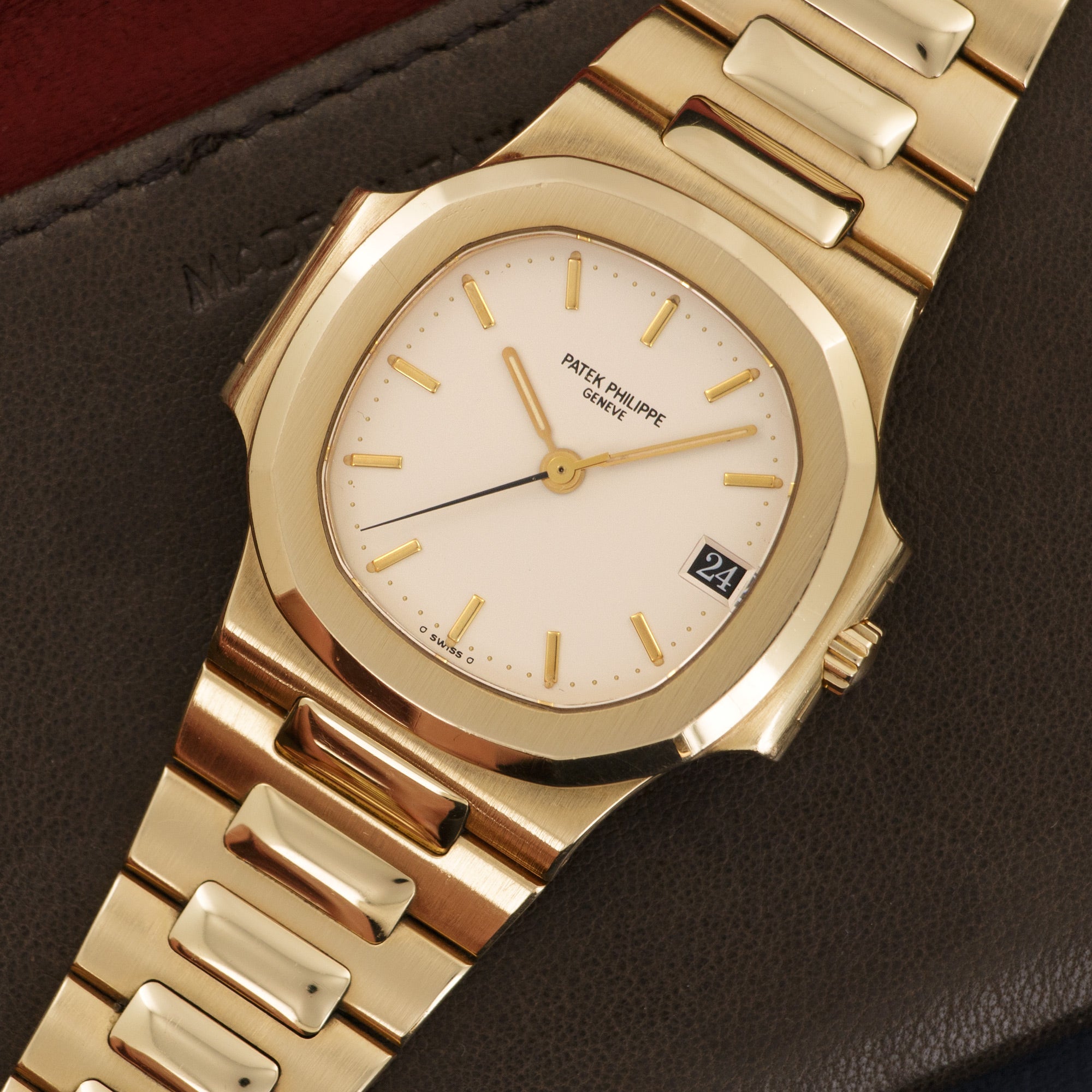 Patek Philippe - Patek Phlippe Yellow Gold Nautilus Automatic Watch Ref. 3800 - The Keystone Watches