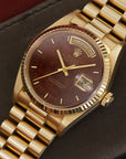 Rolex - Rolex Yellow Gold Day-Date Wood Dial Watch Ref. 18038 - The Keystone Watches