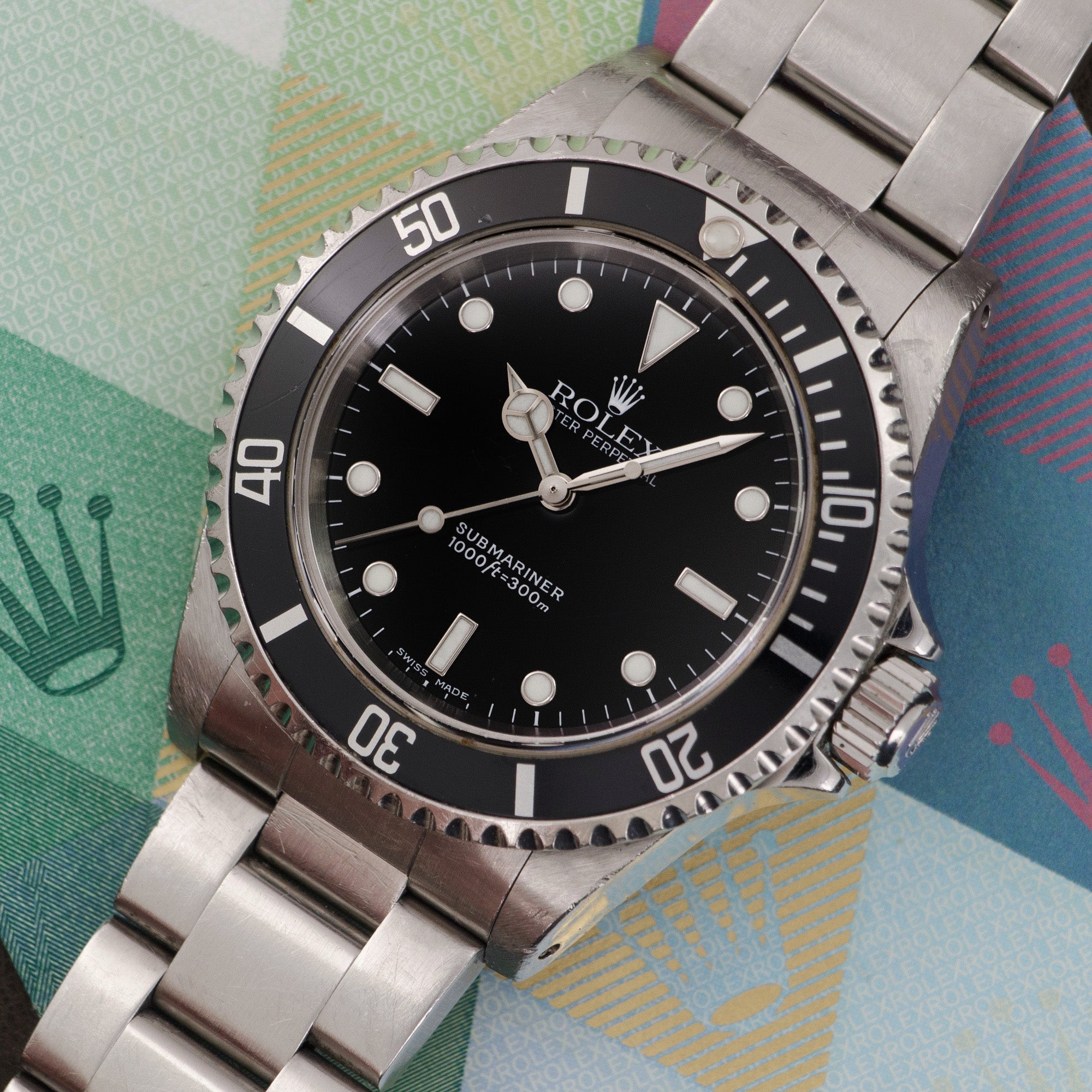Rolex - Rolex Submariner Watch Ref. 14060 with Original Warranty Paper - The Keystone Watches