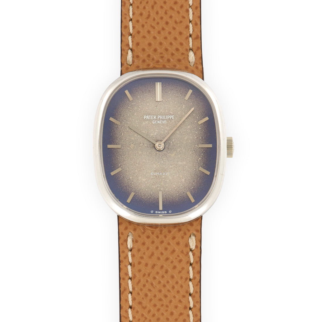 Patek Philippe White Gold Ellipse Watch Ref. 3648, Retailed by Somazzi