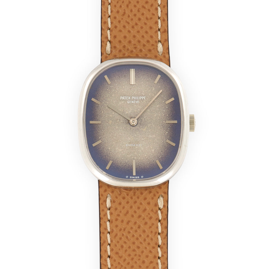 Patek Philippe White Gold Ellipse Watch Ref. 3648, Retailed by Somazzi