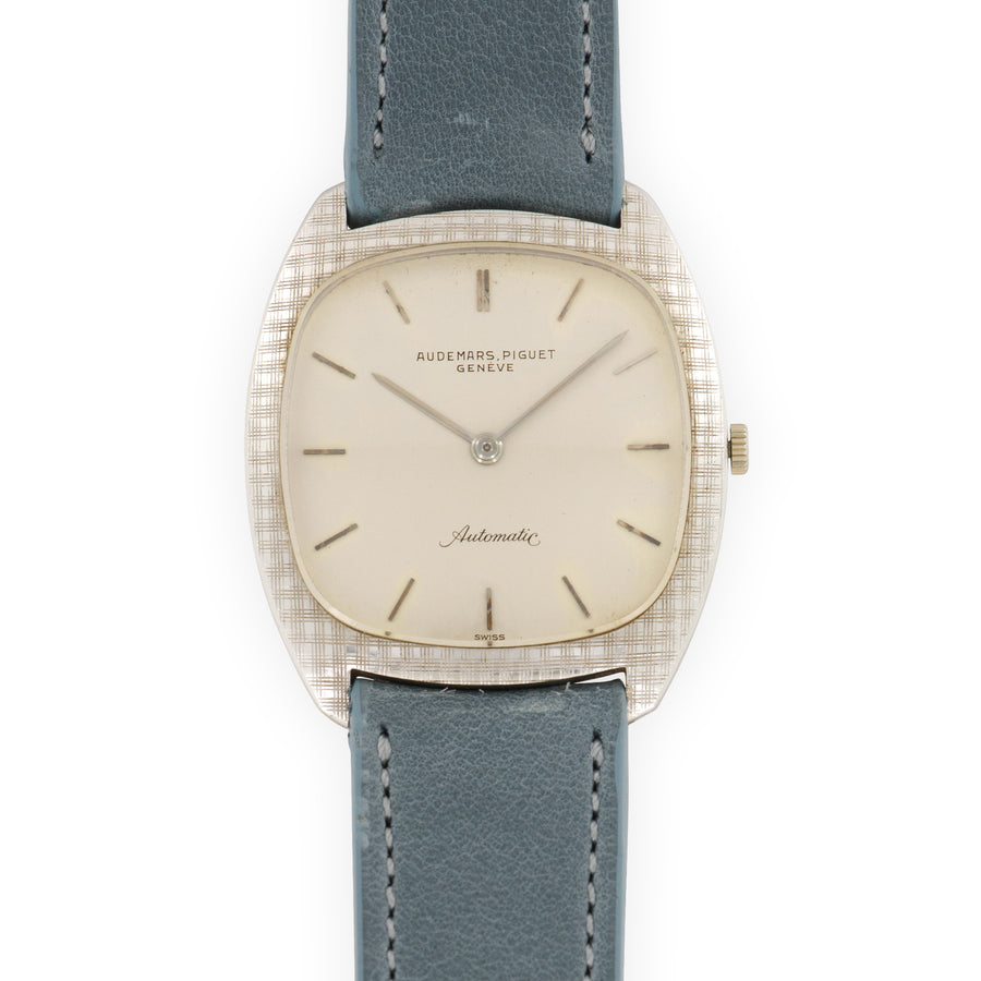 Audemars Piguet White Gold Automatic Strap Watch