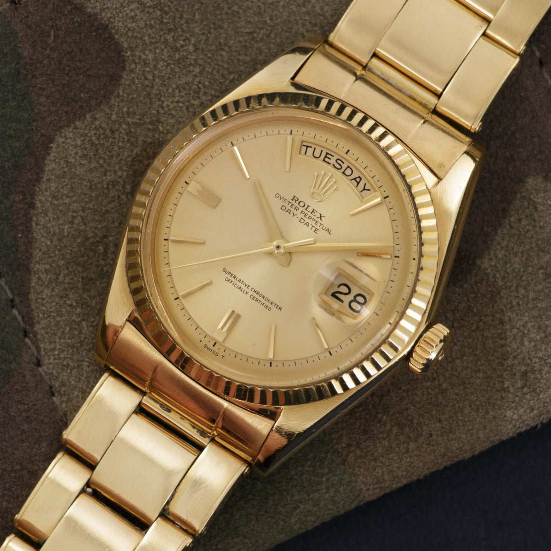 Rolex Yellow Gold Day-Date Oyster Rivet Watch Ref. 1803