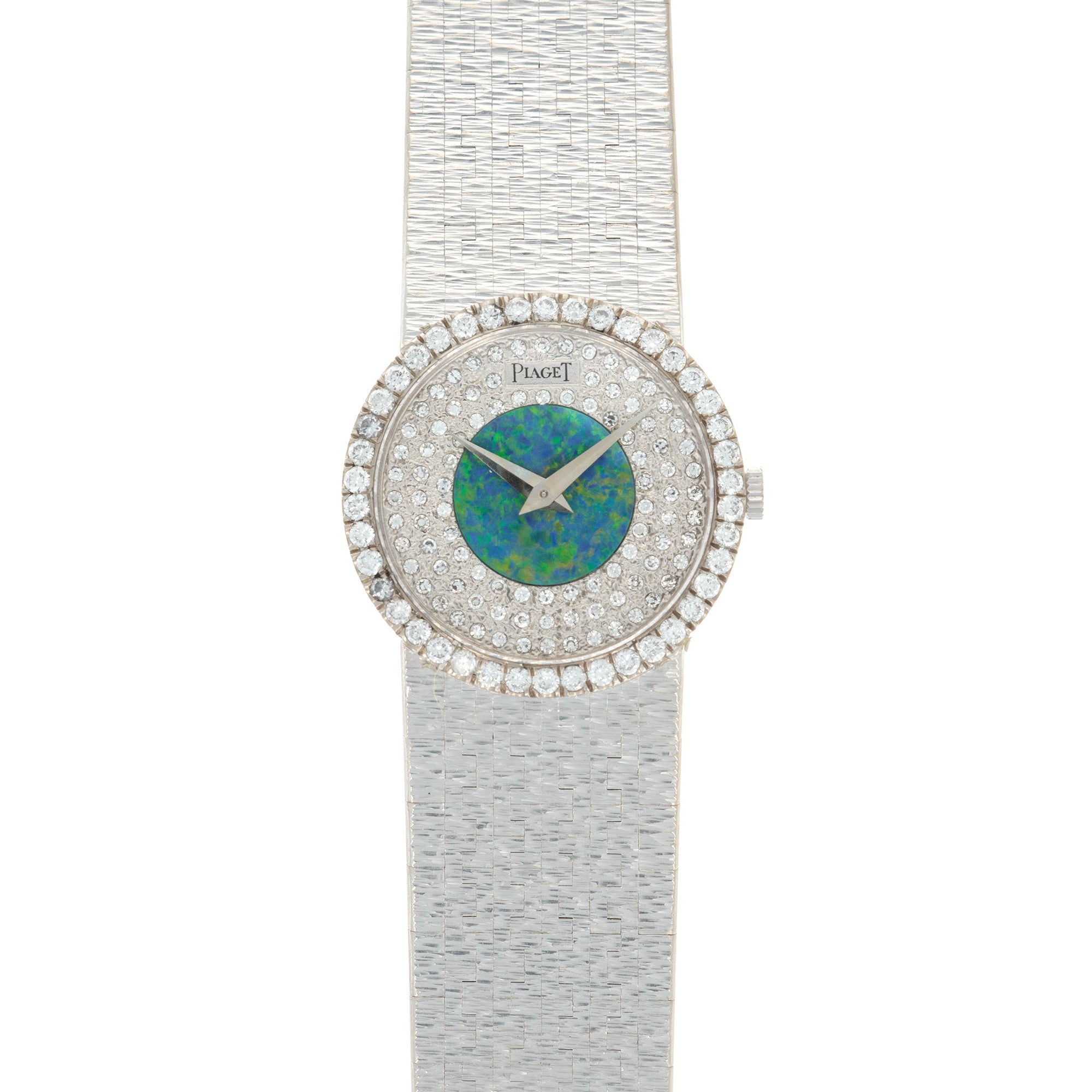 Piaget - Piaget White Gold Diamond & Opal Watch - The Keystone Watches