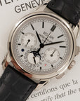 Patek Philippe White Gold Perpetual Calendar Chronograph Watch Ref. 5270
