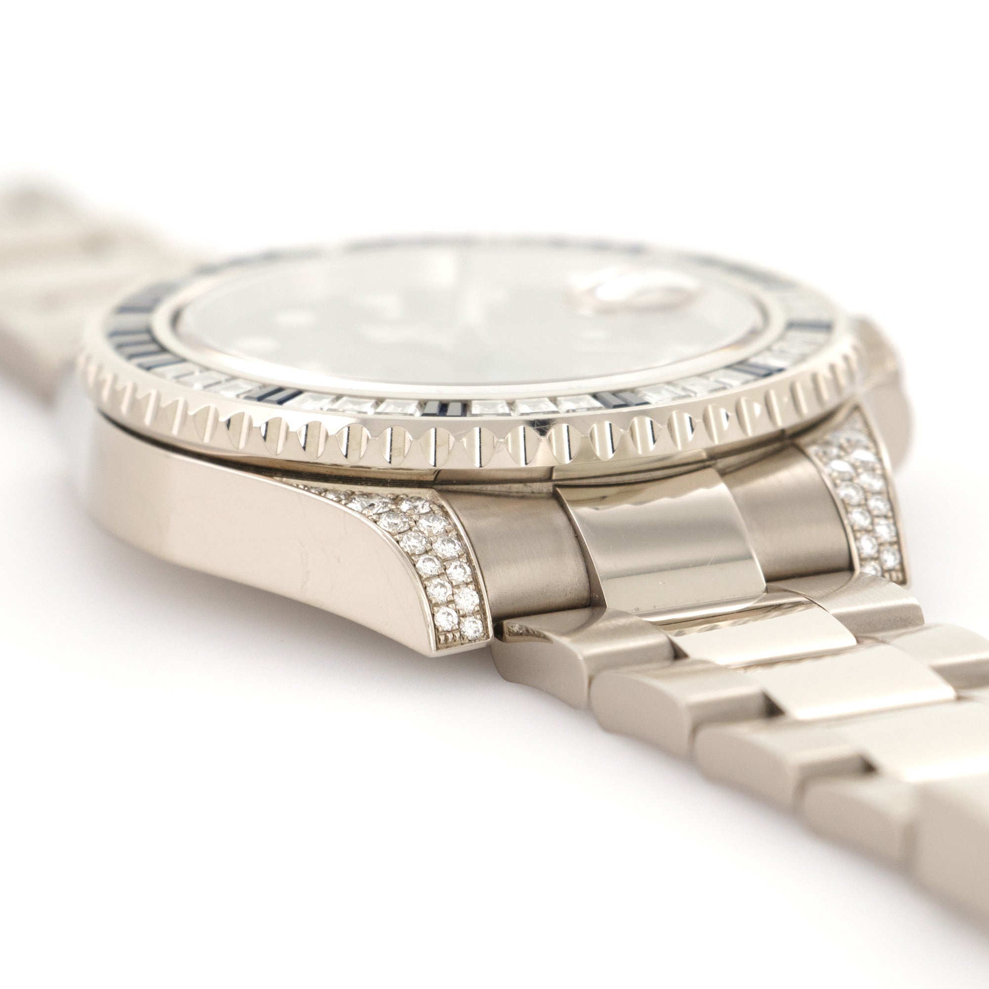 Rolex - Rolex White Gold GMT-Master II Diamond Sapphire Watch Ref. 116759 - The Keystone Watches