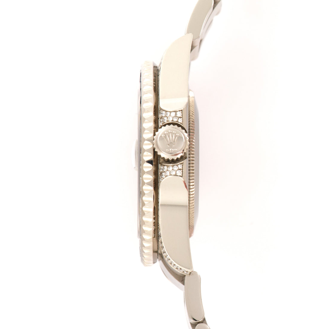 Rolex White Gold GMT-Master II Diamond Sapphire Watch Ref. 116759