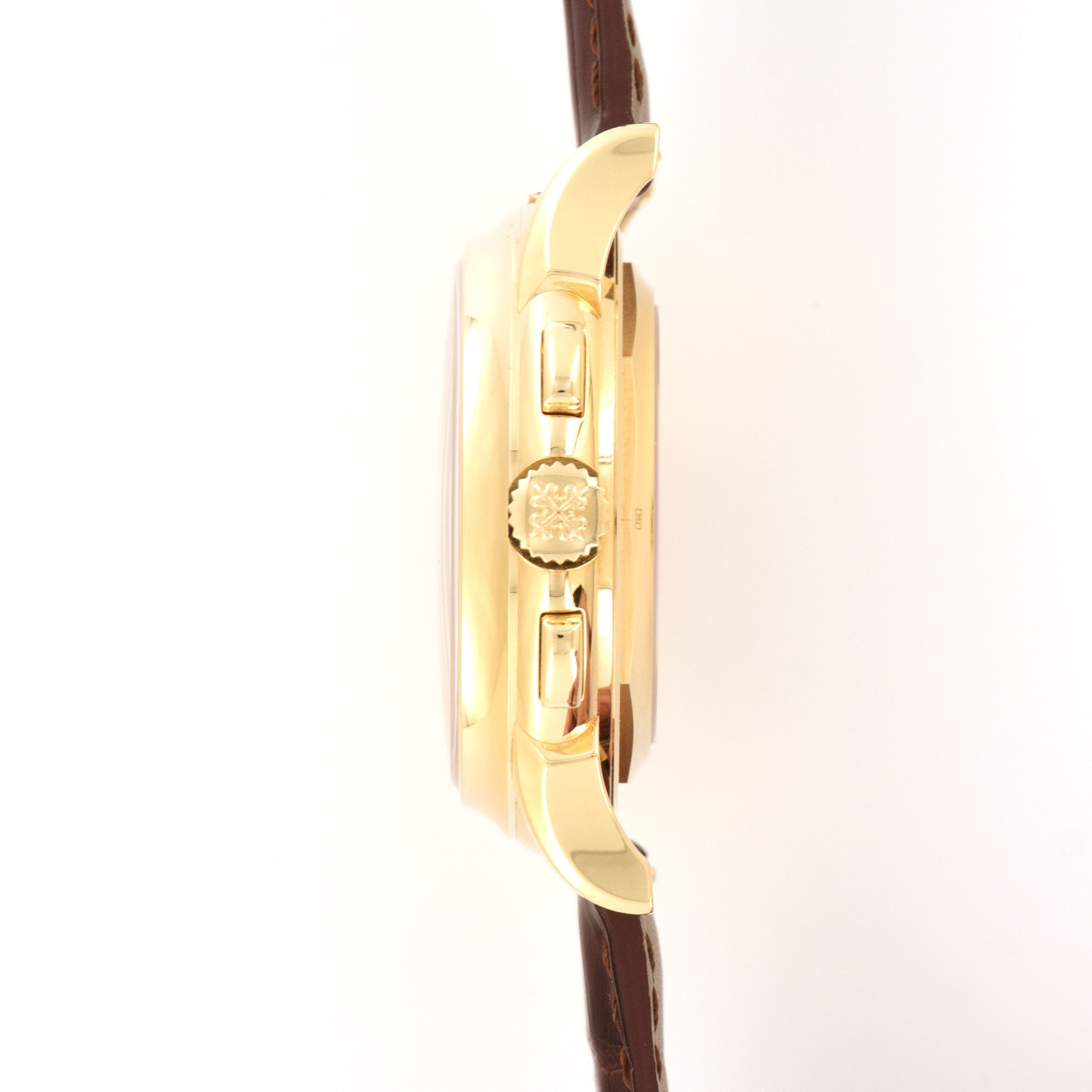 Patek Philippe - Patek Philippe Yellow Gold Perpetual Calendar Chrono Watch Ref. 5970 - The Keystone Watches