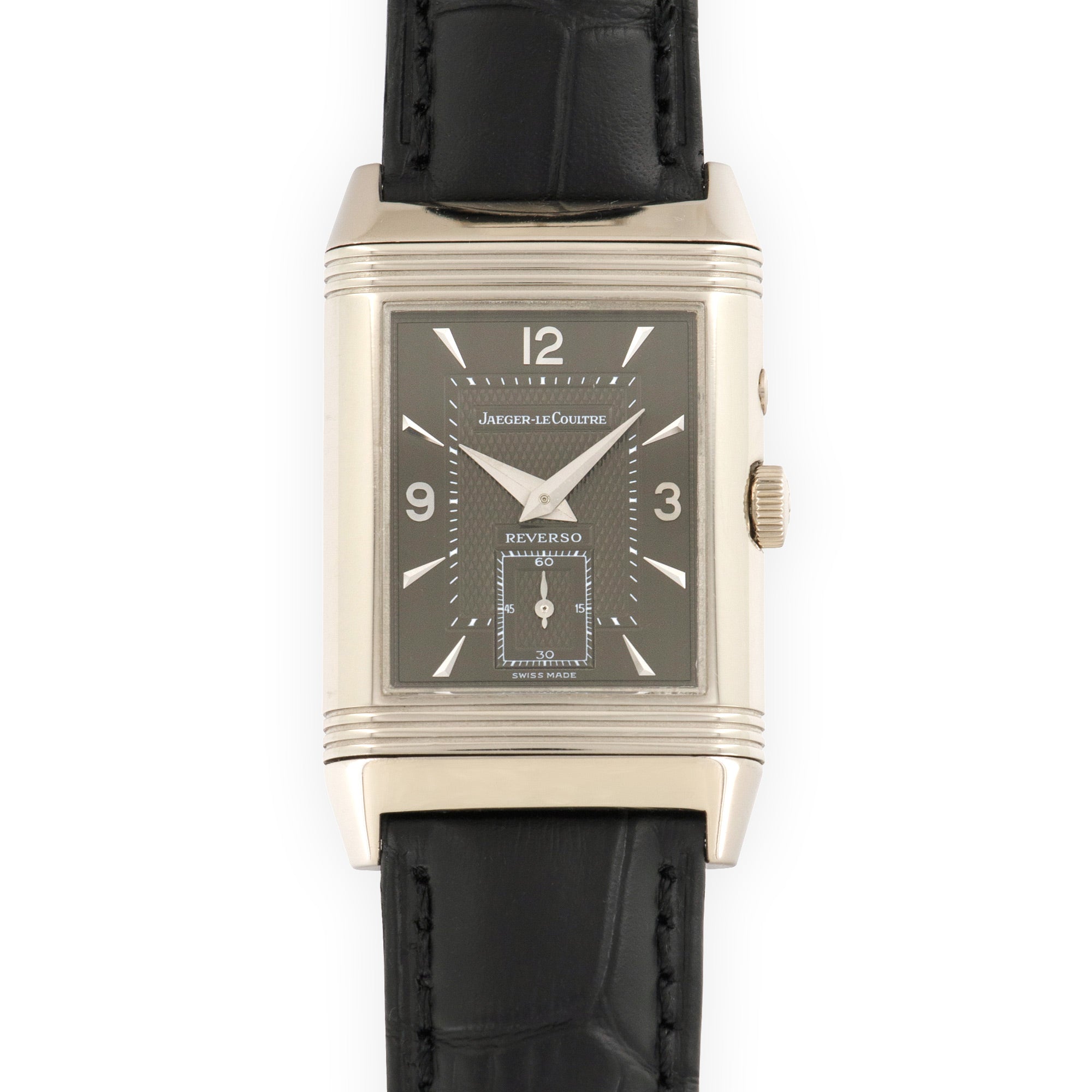 Jaeger LeCoultre - Jaeger Lecoultre White Gold Reverso Day-Night Watch - The Keystone Watches
