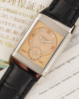 Jaeger Lecoultre White Gold Reverso Day-Night Watch