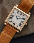 Cartier - Cartier Yellow Gold Manual Tank Obus Watch with Display Caseback - The Keystone Watches