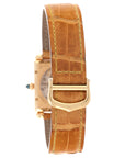 Cartier - Cartier Yellow Gold Manual Tank Obus Watch with Display Caseback - The Keystone Watches