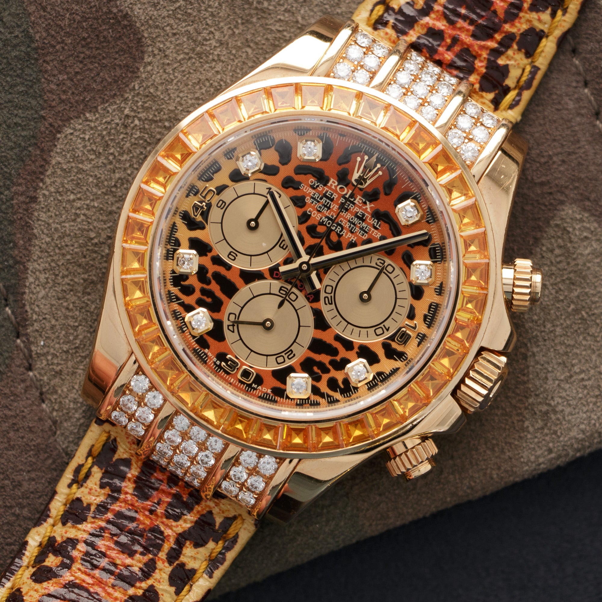 Rolex - Rolex Yellow Gold Daytona Leopard Watch Ref. 116598 - The Keystone Watches