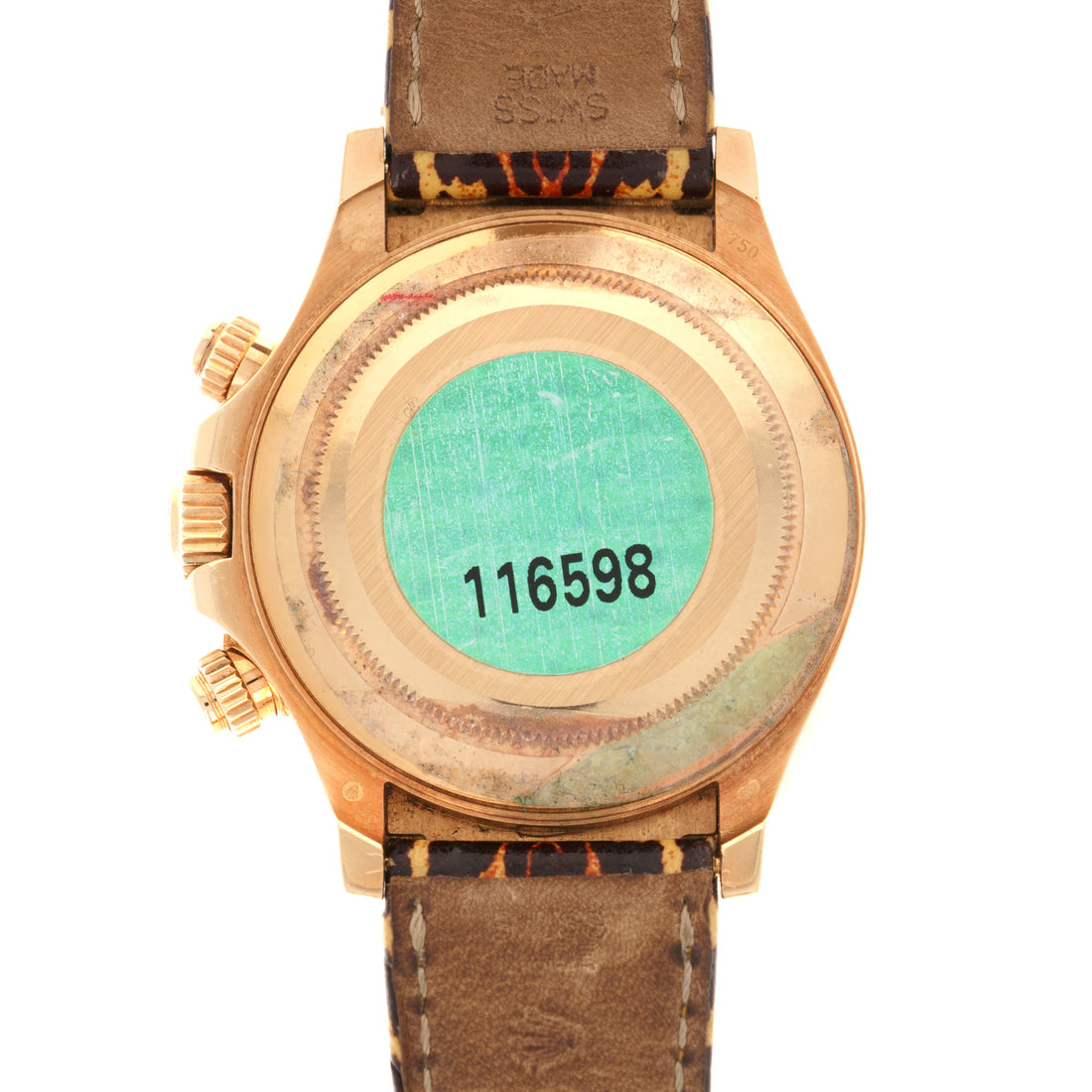 Rolex Yellow Gold Daytona Leopard Watch Ref. 116598