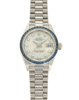 Rolex - Rolex White Gold Datejust Sapphire Bezel Watch Ref. 69119 - The Keystone Watches