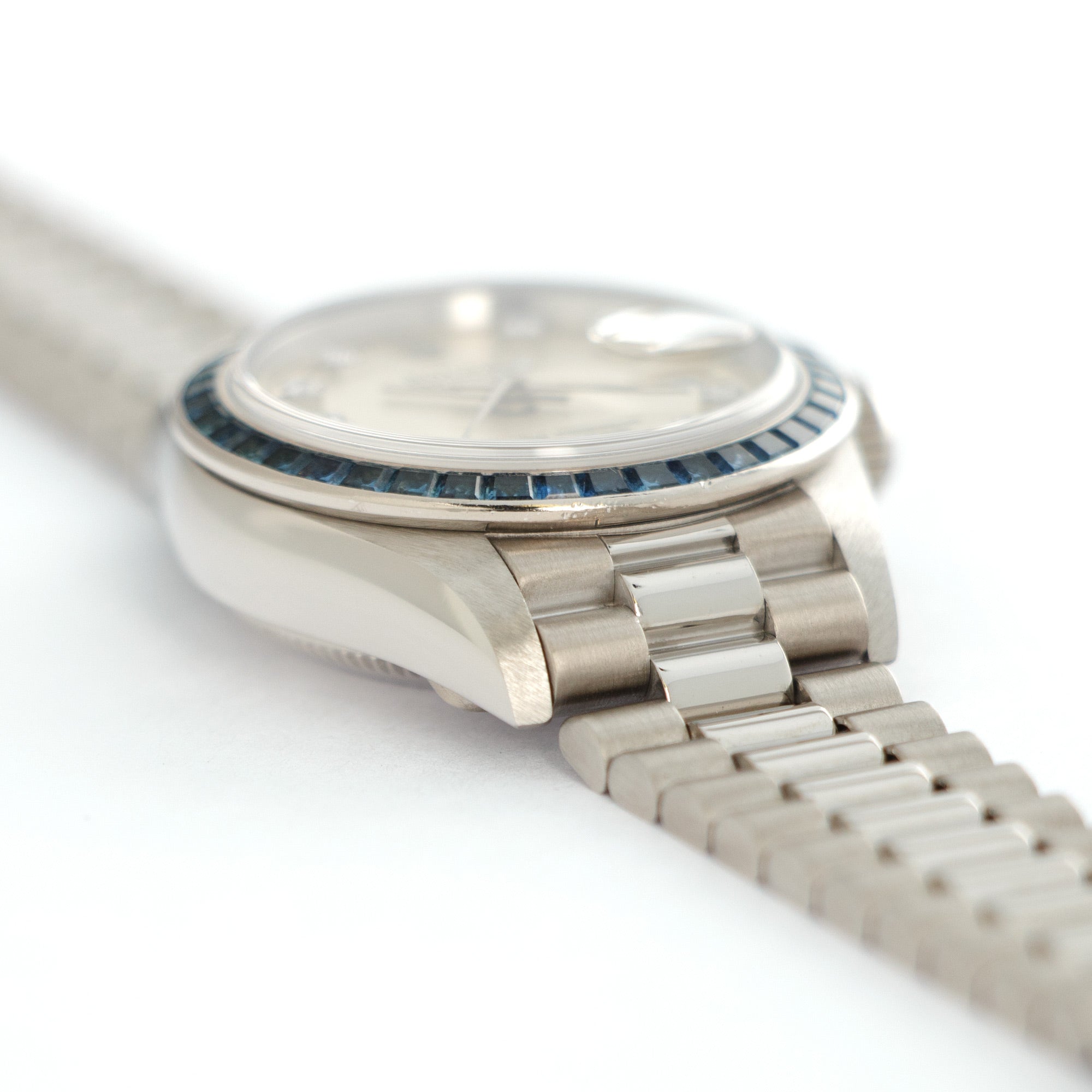 Rolex - Rolex White Gold Datejust Sapphire Bezel Watch Ref. 69119 - The Keystone Watches