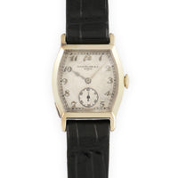 Patek Philippe White Gold Tonneau Watch from 1927