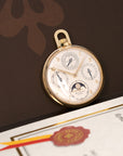 Patek Philippe Yellow Gold Perpetual Calendar Pocket Watch