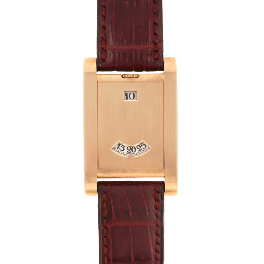 Cartier Rose Gold Tank a Guichet Watch, Limited Edition of 3