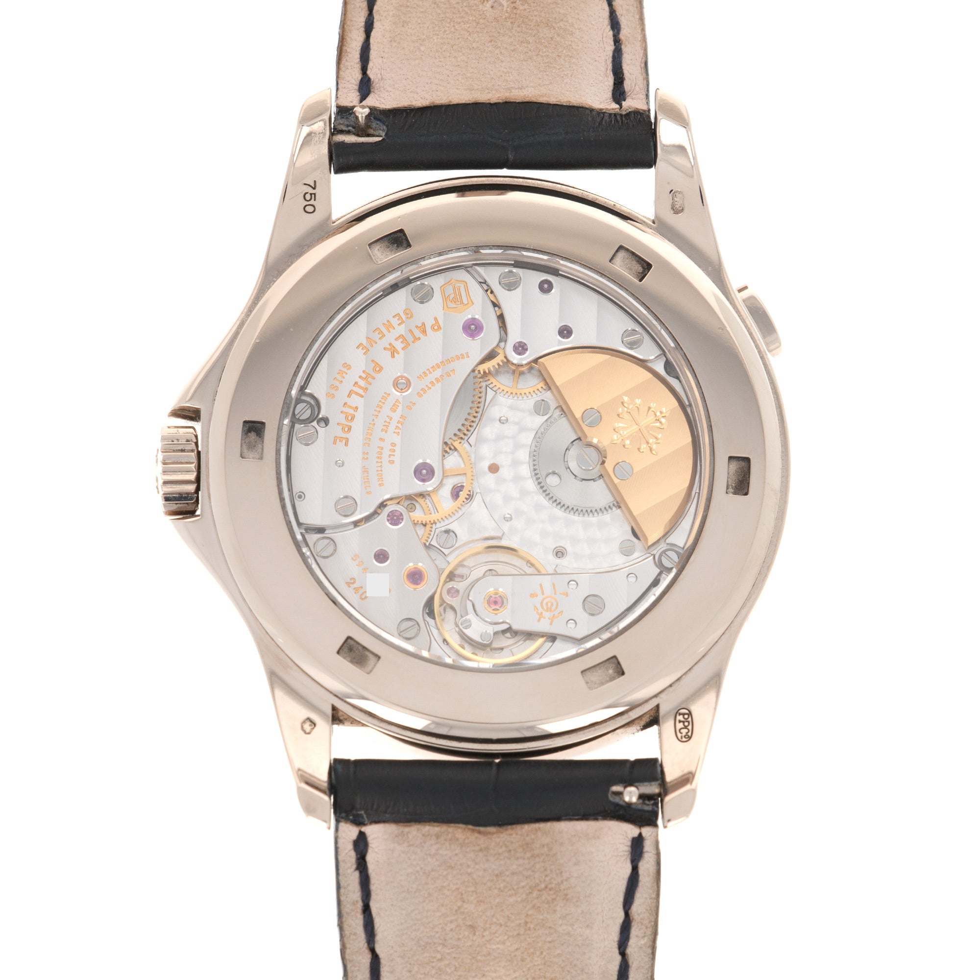 Patek Philippe White Gold World Time Watch Ref. 5130, Retailed by Tiffany &amp; Co.