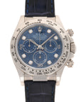 Rolex White Gold Cosmograph Daytona Sodalite Watch Ref. 116519