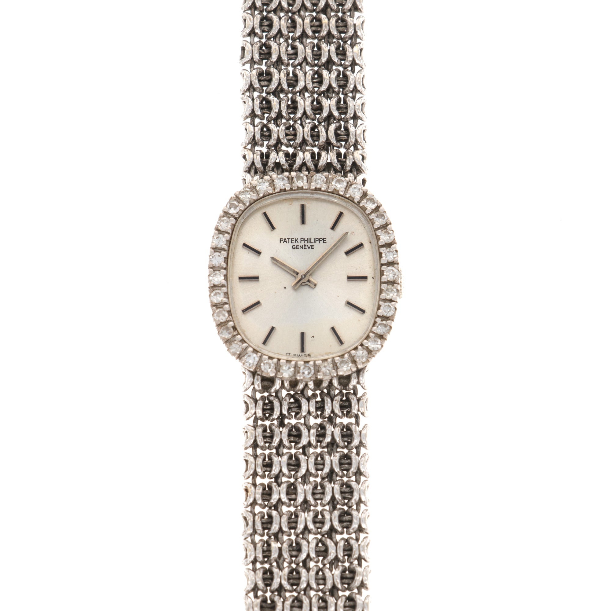 Patek Philippe - Patek Philippe White Gold Diamond Watch Ref. 4201 - The Keystone Watches