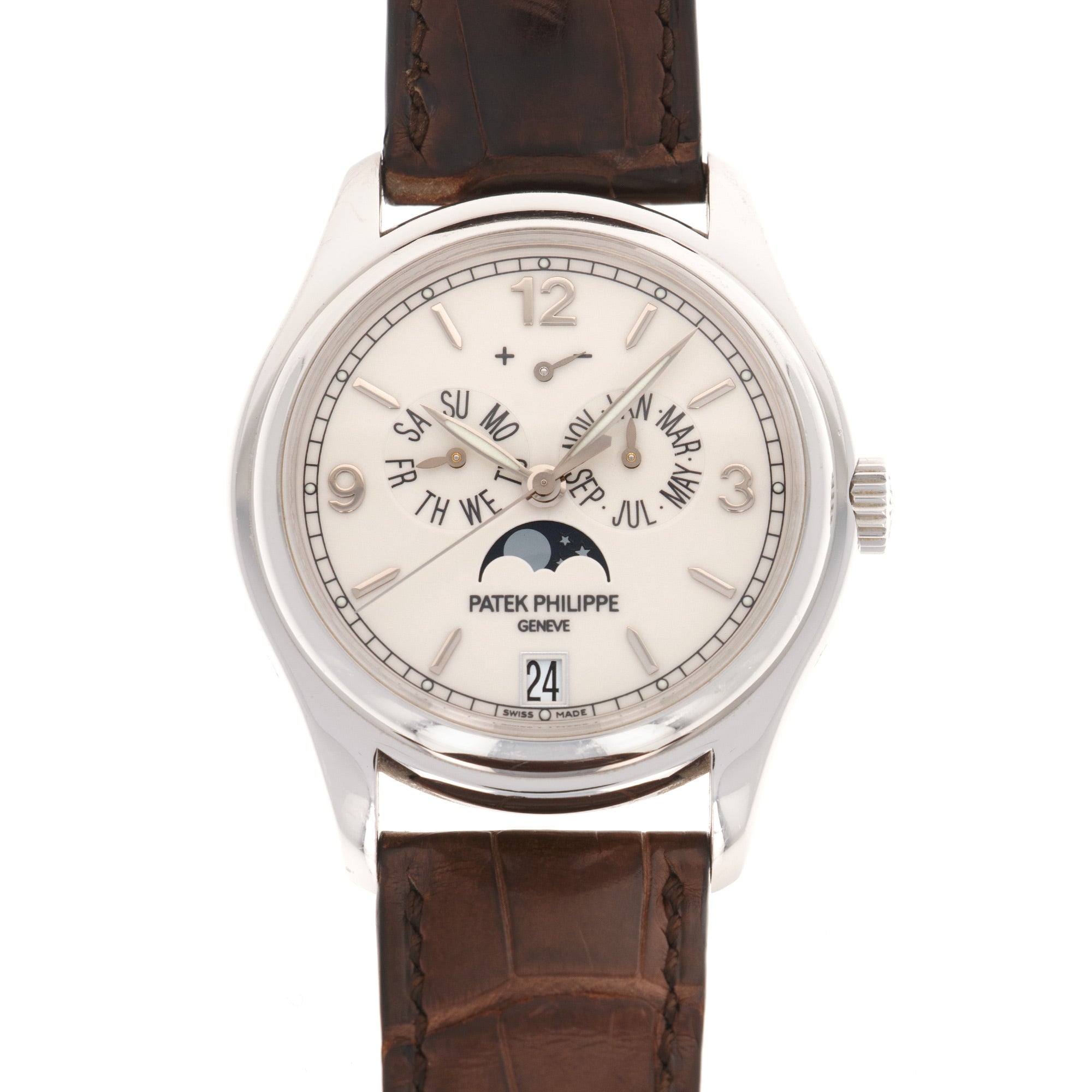 Patek Philippe - Patek Philippe White Gold Annual Calendar Watch Ref. 5146 - The Keystone Watches