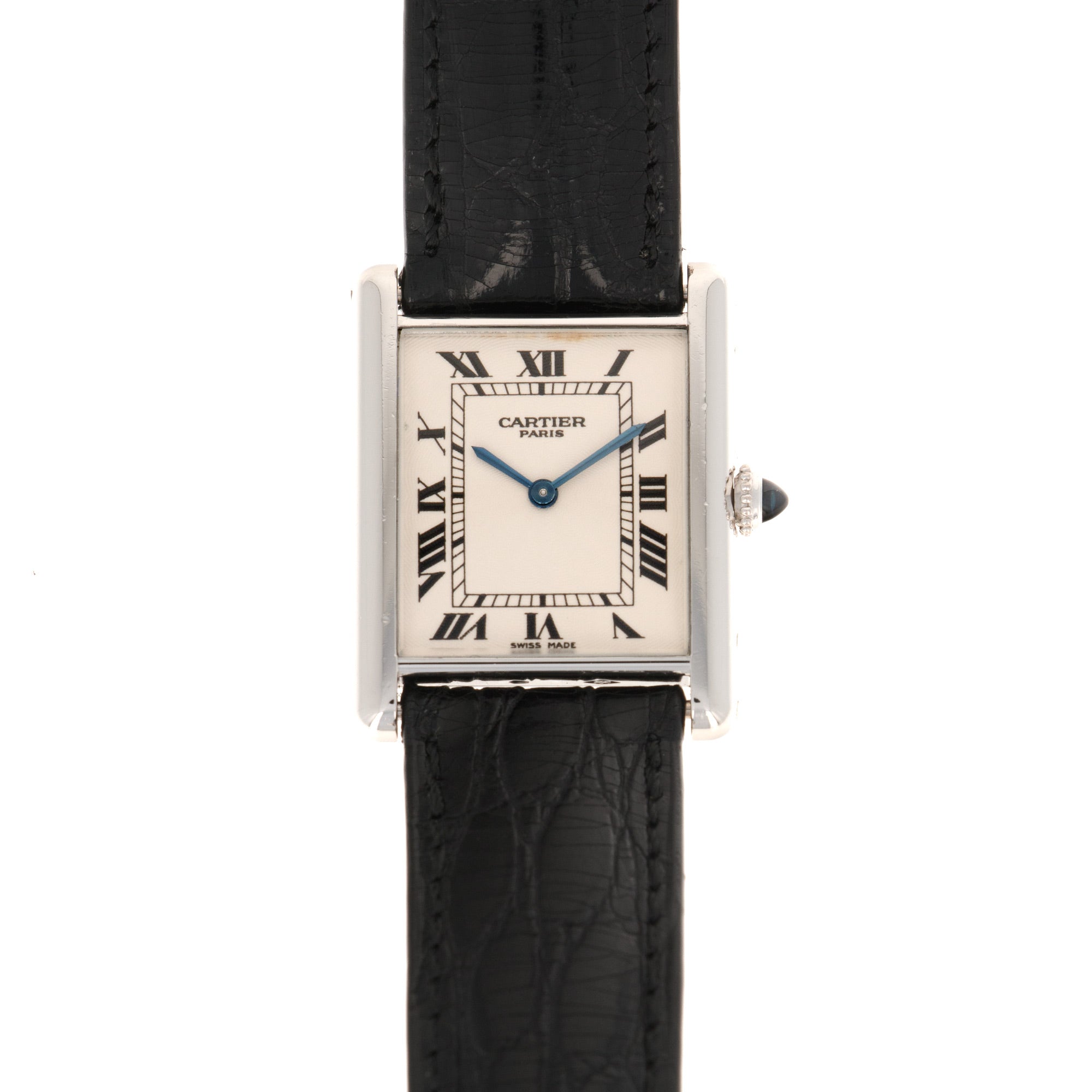 Cartier - Cartier Platinum Tank Classic Watch - The Keystone Watches