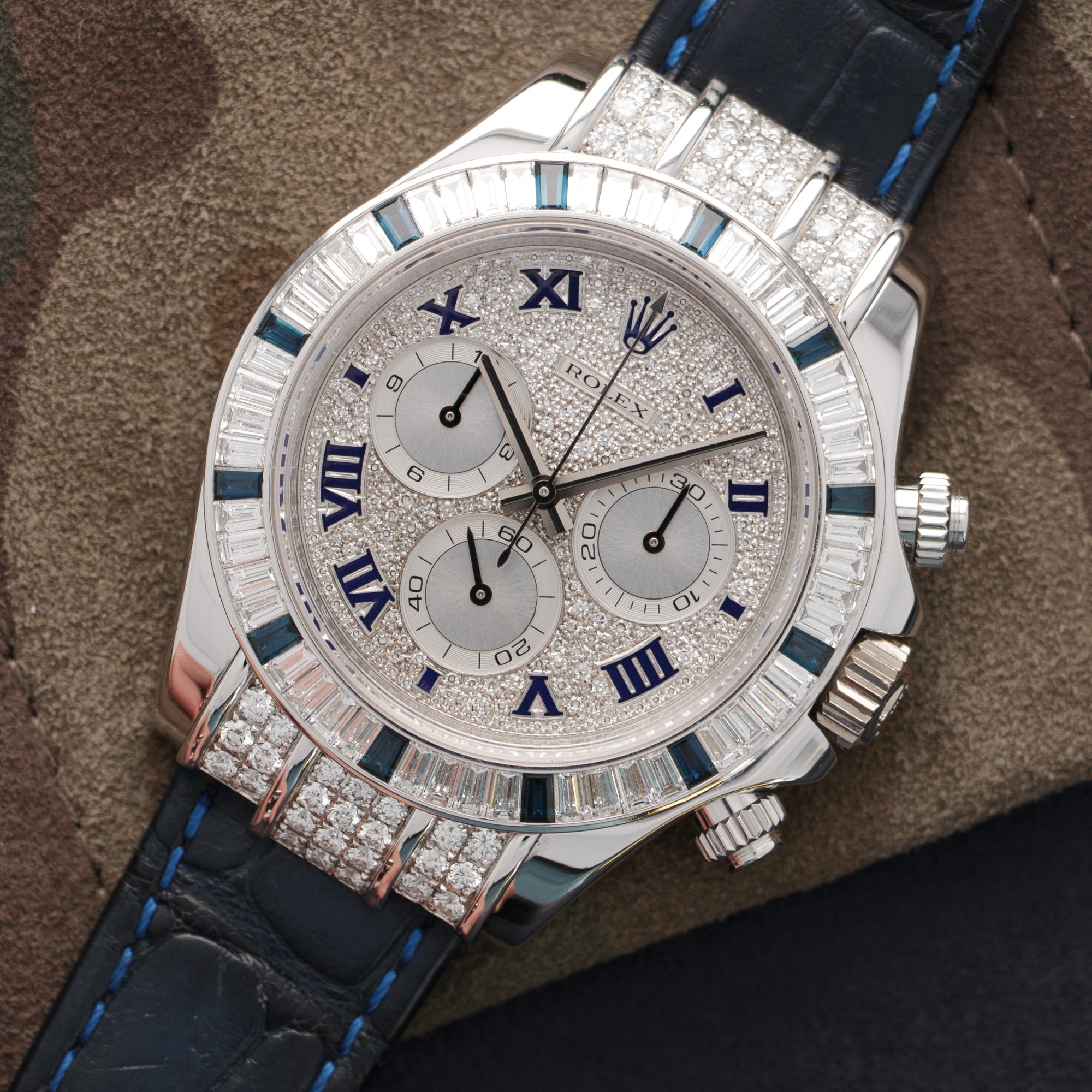 Rolex - Rolex Cosmograph Daytona Diamond & Sapphire Watch Ref. 116599 - The Keystone Watches