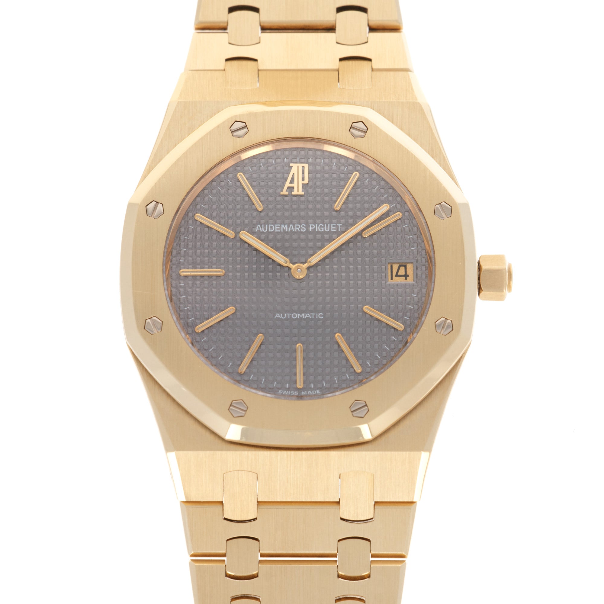 Audemars Piguet - Audemars Piguet Yellow Gold Jumbo Royal Oak Anniversary Watch Ref. 14802 - The Keystone Watches