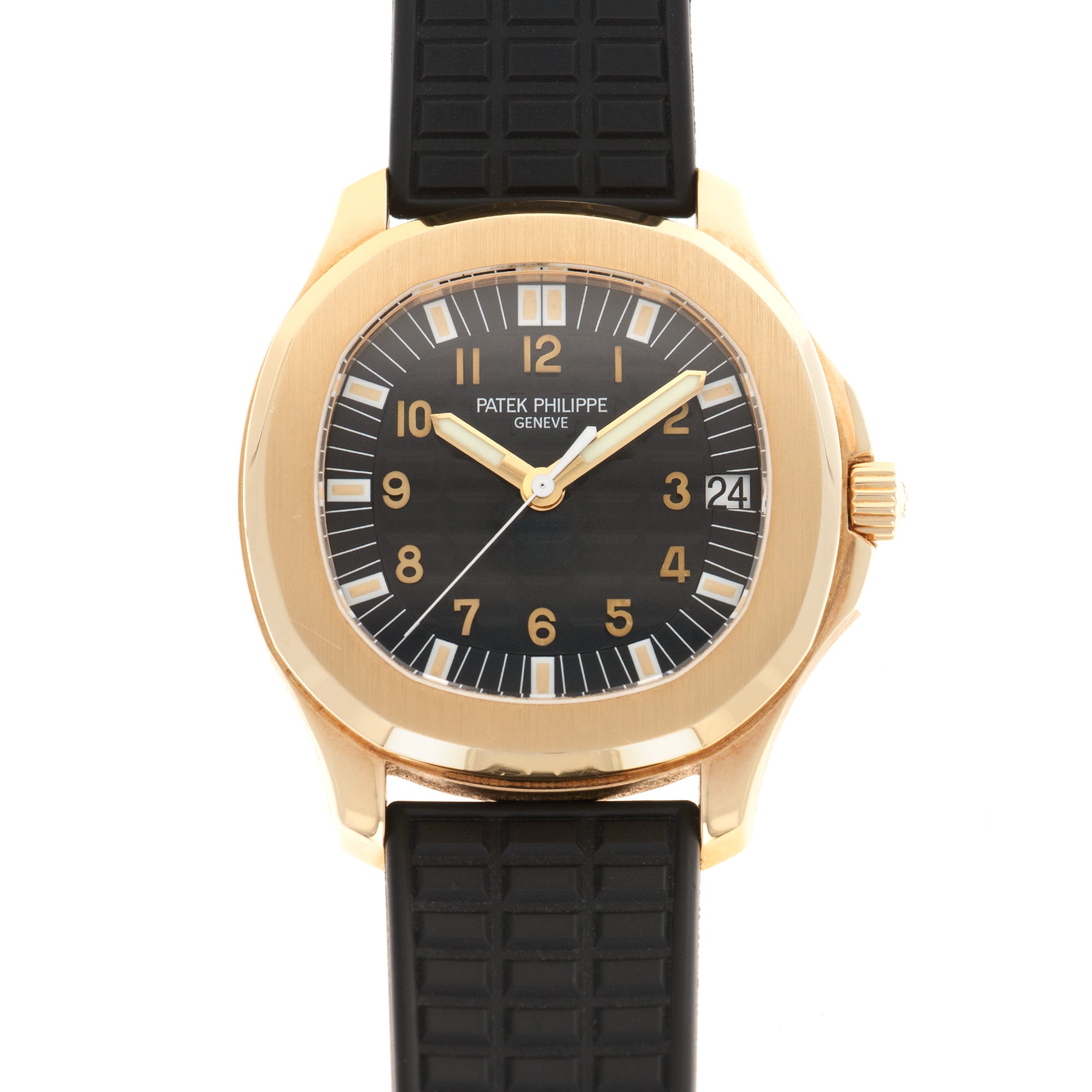 Patek Philippe - Patek Philippe Yellow Gold Jumbo Aquanaut Watch Ref. 5065 - The Keystone Watches