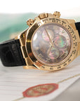 Rolex Yellow Gold Cosmograph Daytona Mother of Pearl Watch Ref. 116518